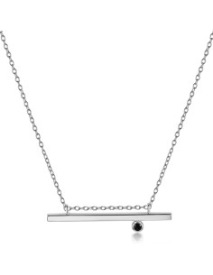 Collar Circonita - Barra 45mm con CZ 2