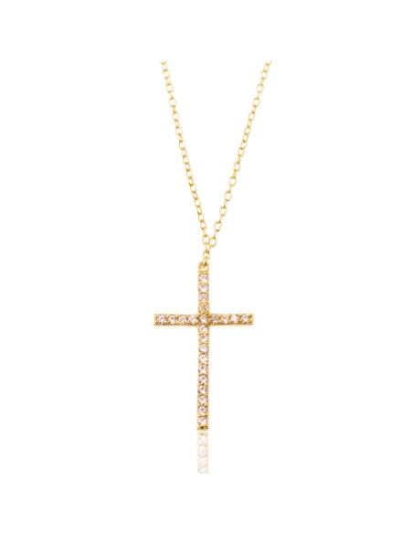 Collar Circonita-Cruz