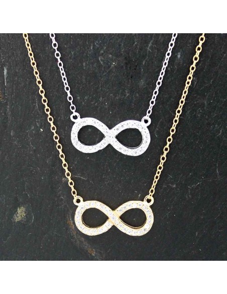 Collar CZ Infinito - 38+3cm