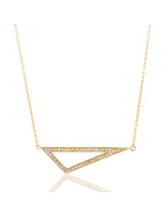 Collar Circonita - Triangulo - 36+3cm 2