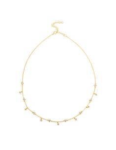 Choker Charms CZ - 38+5cm 2