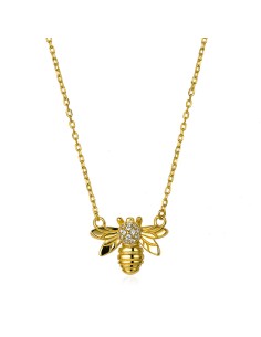 Collar Abeja CZ - 42+2+2cm 2