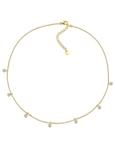 Collar Circonita Multicolor - Circulos - 37+5cm 2