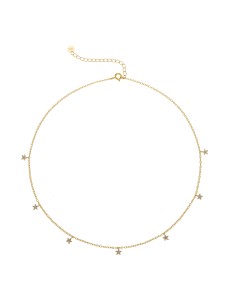 Collar Circonita Multi - Estrella - 36+5cm 2