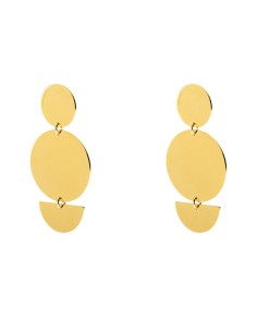 Pendientes Acero Circulos - 50 mm 2