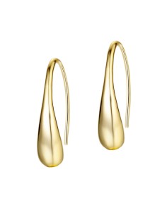 Pendientes Gota - 22 mm - Bañado Oro y Plata Rodiada 2