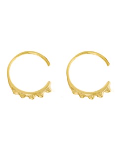 Pendientes Abierto Aro Triangulo - 17 mm 2