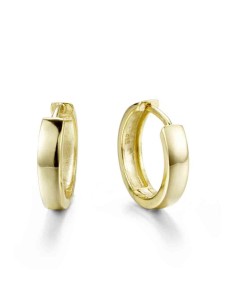 Pendientes Aro -17 mm - Bañado Oro y Plat Rodiada 2