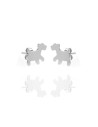 Pendientes Plata - Perro - 10*12 mm