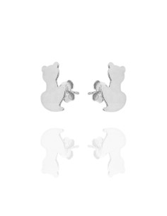 Pendientes Plata - Gato - 8* 13 mm 2