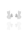 Pendientes Plata - Gato - 8* 13 mm