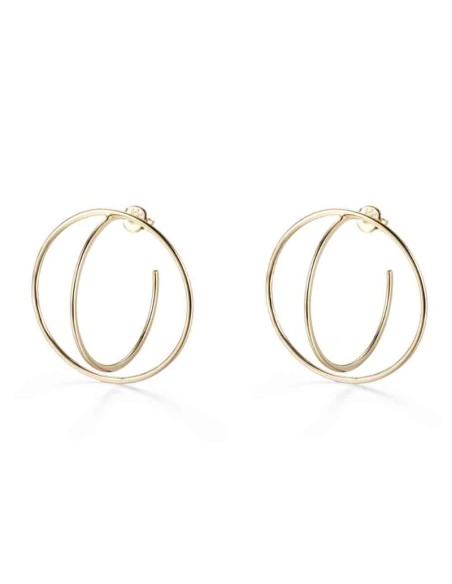 Semi Aro y Circulo Pendientes - 32 mm Semi Aro y Circulo Pendientes - 32 mm