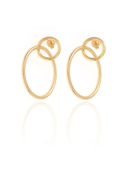 Pendientes 2 Circulos - 22 mm Pendientes 2 Circulos - 22 mm