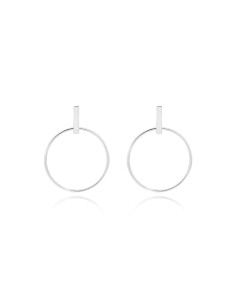 Pendientes Palo Circulo - 33mm 2