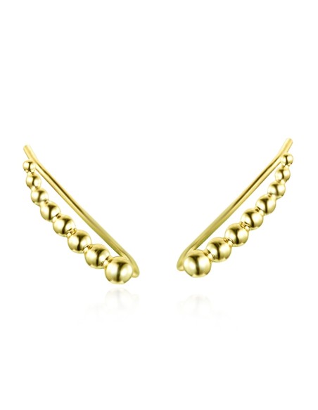 Pendientes Trepador Bolas - 17 mm