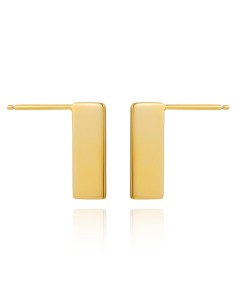 Pendientes Placa Rectangulo - 15 mm 2