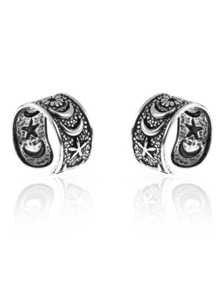 Pendienets Earcuff Luna - 9 mm