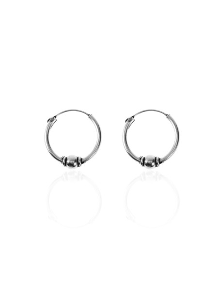 Pendientes Bali Bola - 12 mm - 5 Pairs