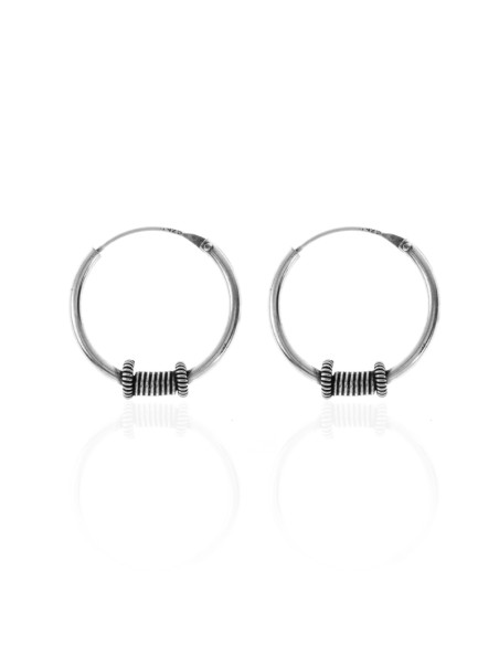 Pendientes Bali Muelle - 20 mm - 5 Pairs