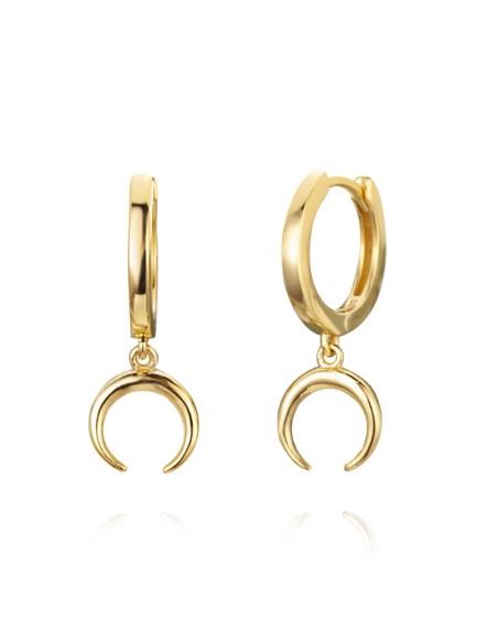 Pedientes Aro Luna - 20 mm