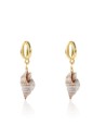 Pendiente Conchas - 12 and 16mm - Bronce