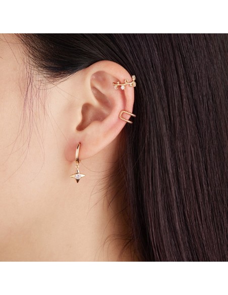 Pendiente Earcuff - 6mm
