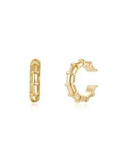 Pendientes Earcuff Bambú 13 mm 2