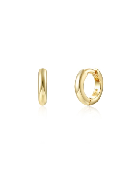 Pendientes Bronce Aro 9mm