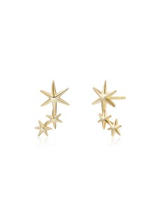 Pendientes 3 Estrellas 10 * 16.5 mm 2