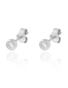 Pendientes Circonita - 4mm