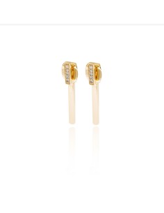 Pendientes Circonita - Barrita 8*2mm 2