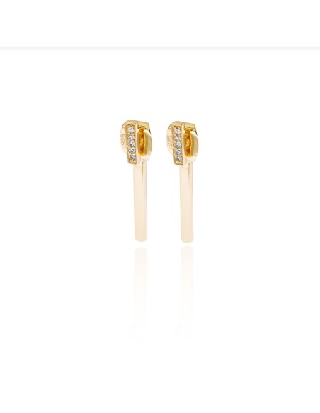 Pendientes Circonita - Barrita 8*2mm