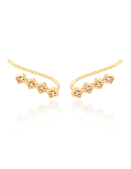 Pendientes Circonita - Trepador Rombo