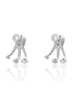 Pendientes Circonita - Eae Jacket 4mm 2