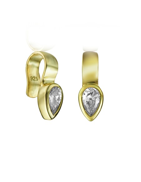 Pendientes Circonita - Earcuff Lagrima