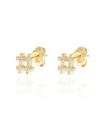 Pendientes Circonita - Almohadilla 6*6