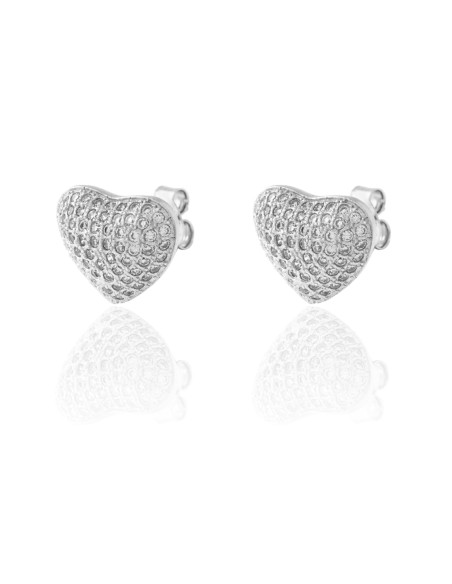 Pendientes Circonita - Corazon 9*12