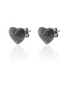 Pendientes Circonita - Corazon 9*12