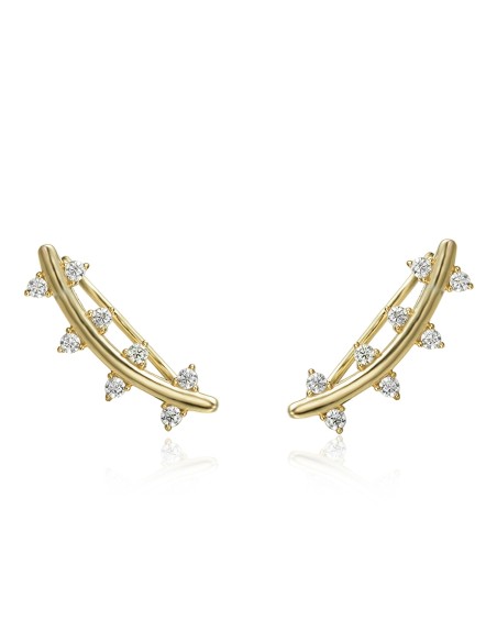 Pendientes Climber - Circonita Blanca Pendientes Climber - Circonita Blanca