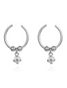 Pendientes Earcuff - Circonita Blanca