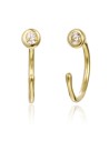 Pendientes Earcuff - Circonita Blanca