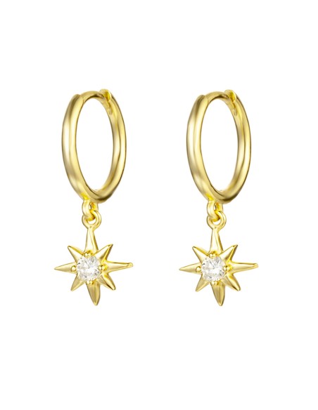 Pendientes Circonita - Estrella