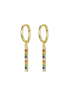 Pendientes Circonita - Palo 2