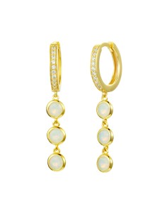 Pendientes Circonita - 3 Cz 2