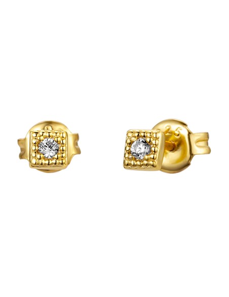 Pendientes Circonita - Cuadrado