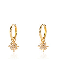 Pendiente Circonita - Estrella 2