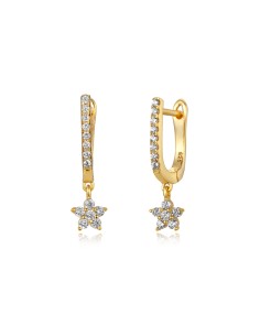 Pendiente Circonita - Estrella 2