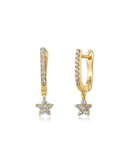 Pendiente Circonita - Estrella