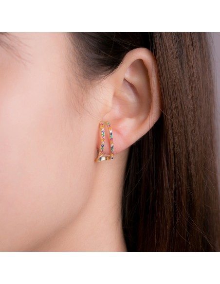 Pendientes Circonita