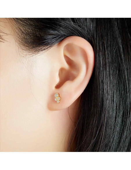 Pendientes Circonita - 4 Cz